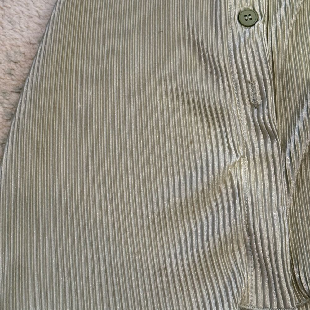 Princess Polly Sage Green Ribbed Long Sleeve Dress - Picture 3 of 8